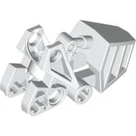 Large Figure Foot, with Ball Joint Socket with Flat Top 3 x 6 x 2 1/3 / White