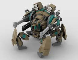 Heavy tetrapod sniper mec