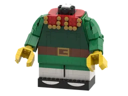 Up-Scaled LEGO Minifigure - Elf Girl Costume