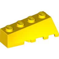 Lego Brick Wedged, Sloped 45° 4 x 2 Left / Yellow