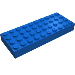Brick 4 x 10 / Blue