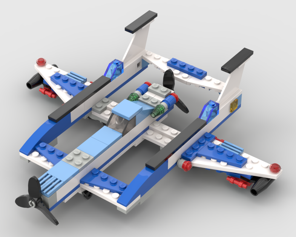 Lego 4098 Twin-Boom Aircraft