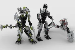 Project - Bionicle Shall Rise Again -Marendar robotic and mutated version with Na-Udui (Fan project)