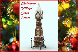 Christmas Village Clock Tower