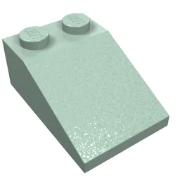Brick Sloped 33° 3 x 2 / Sand Green