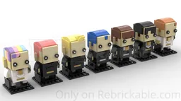 K POP BTS 's Butter song singers BrickHeadz