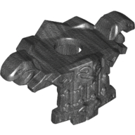 Lego Minifig Neckwear Armor with Breastplate and Shoulder Pads with Snake Heads / Pearl Titanium