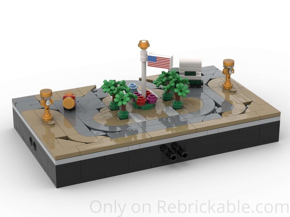 Lego The First Roundabout - Mini-Modular Series - 1:500