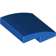 Brick Curved 2 x 2 x 2/3 / Blue