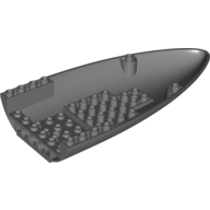 Lego Aircraft Fuselage Curved Forward 8 x 16 Bottom / Dark Bluish Gray