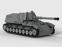 Lego WW2 Nashorn Tank