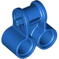 Technic Axle and Pin Connector Perpendicular Double / Blue