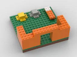 Minecraft bedwars orange island