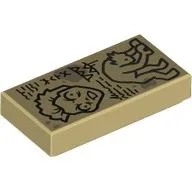 Tile 1 x 2 with Monster Hyde, Scribbles Print