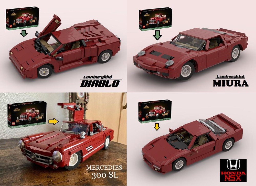 Lego Vehicle 4 in 1 Classic Pack