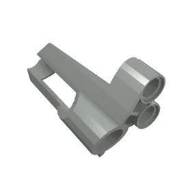 Technic Panel Fairing # 5 Small Short, Large Hole, Side A / Light Gray