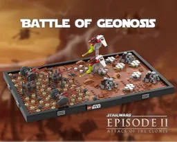 Battle of Geonosis diorama