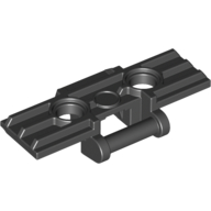 Lego Technic Link Tread Wide with Two Pin Holes, Reinforced / Black
