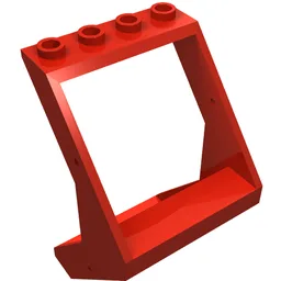 Window 4 x 4 x 6 Outward Sloping / Red