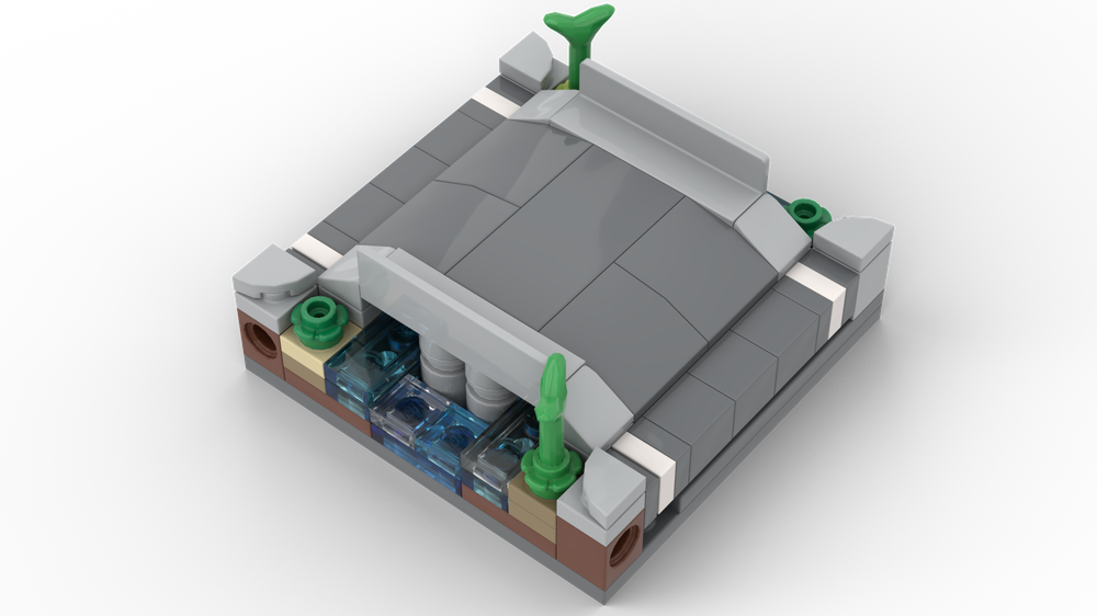 Lego Microscale River Modules 8x8 Part3 Bridge