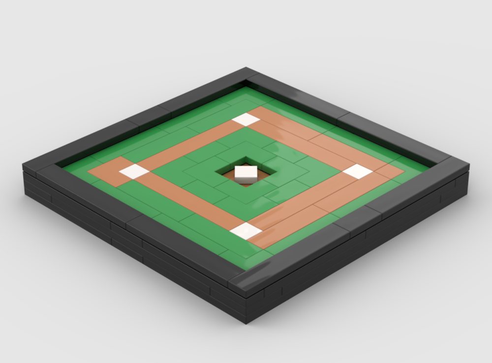 Lego Baseball Field Coaster