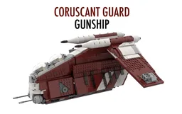 Larger Coruscant Guard Gunship - 2013 Scale