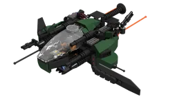 Minifig Scale Orbital Defence Fighter