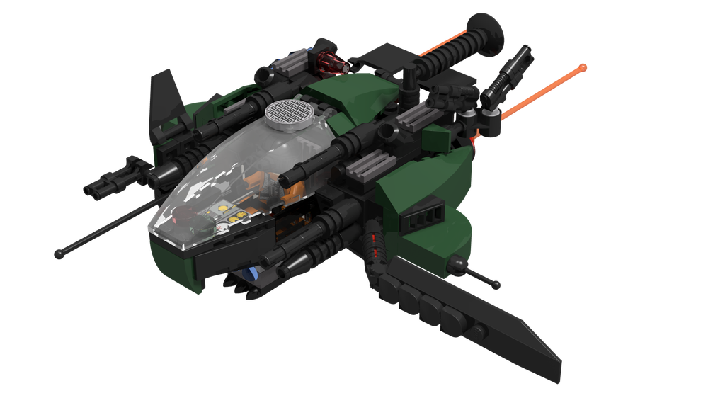 Lego Minifig Scale Orbital Defence Fighter