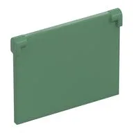 Glass for Window 1 x 4 x 3 [Opening] / Sand Green
