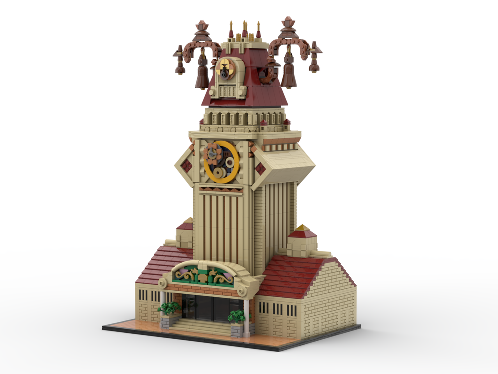 Lego Twilight Town Central Station (Kingdom Hearts II)