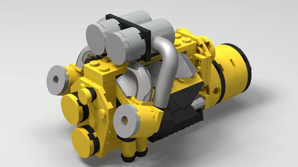 Lego Cat C32B Diesel Engine