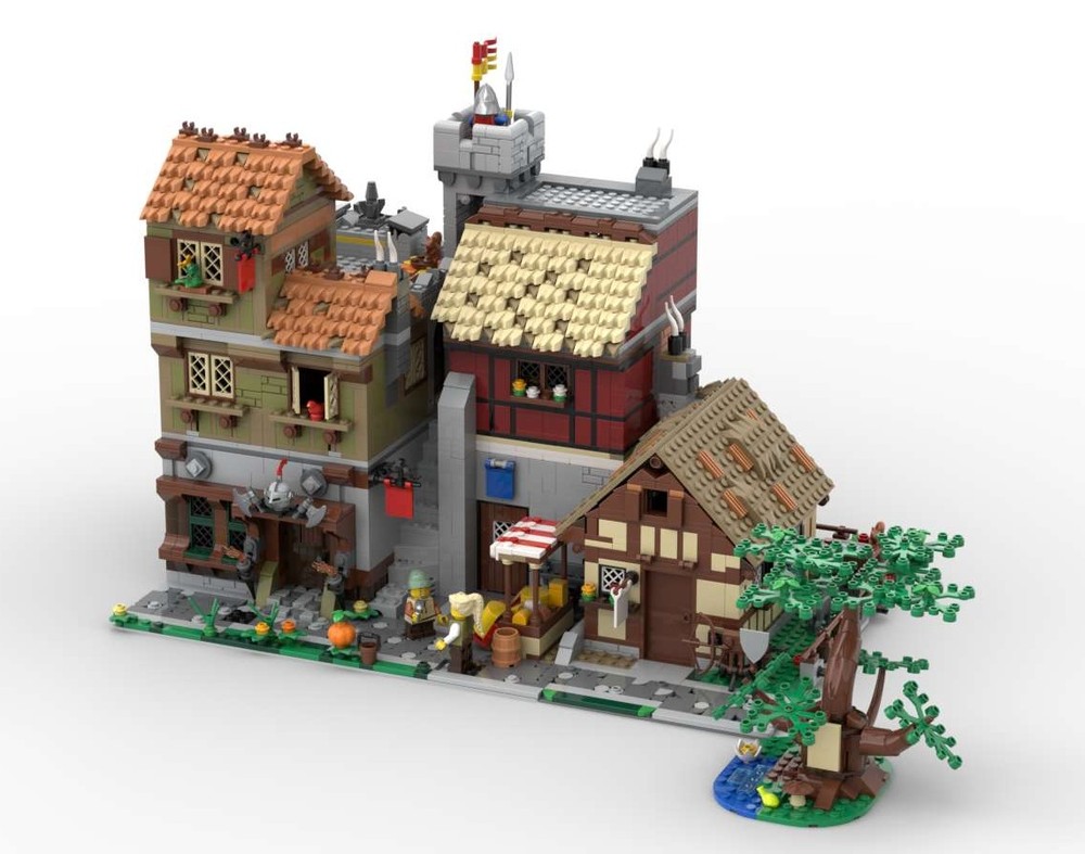Lego Jazz Tavern and Worker's Cabin (Combined Set)