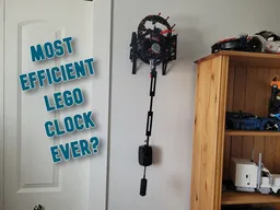 6 Day Wall Clock - Longest Running AND Most Efficient LEGO Wall Clock