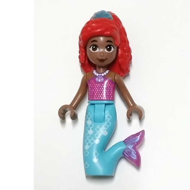Lego Ariel - Mermaid Form, Live Action Movie Minidoll, Red Hair