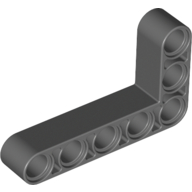 Lego Technic Beam 3 x 5 L-Shape Thick / Dark Bluish Gray