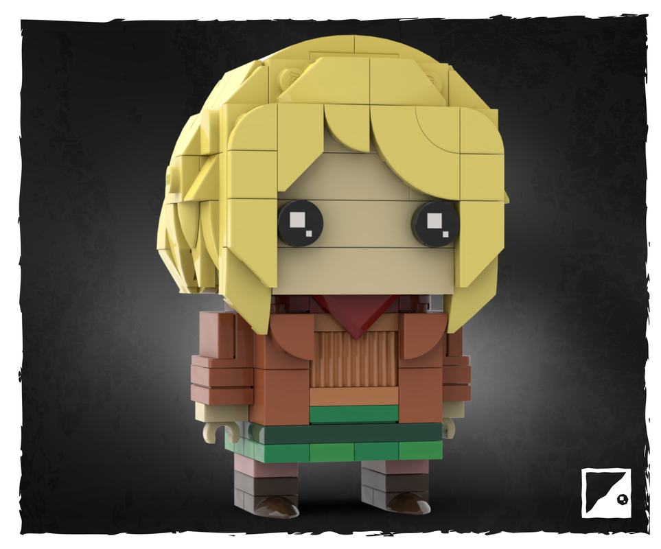 Lego Resident Evil 4 Brickheadz MOC ~ Ashley Graham