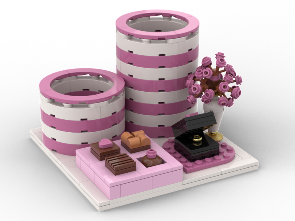 Lego Pencil Holder - Valentine's Day