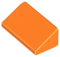 Brick Sloped 30° 1 x 2 x 2/3 / Orange