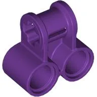 Technic Axle and Pin Connector Perpendicular Double / Purple