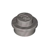 Lego Plate Round 1 x 1 with Solid Stud / Pearl Light Gray