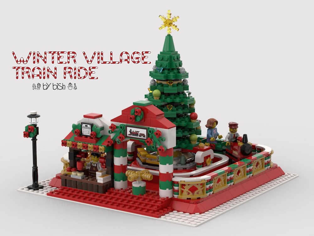 Lego Winter Village Train Ride