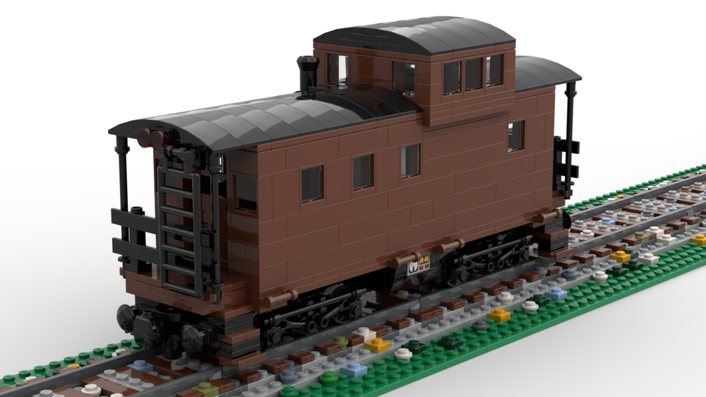 Lego C-40-3 Cupula Caboose - Southern Pacific edition