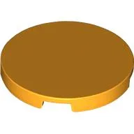 Tile Round 3 x 3 / Bright Light Orange
