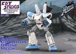 Earth Coalition Drone Mech (with Weapons Pack)