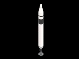 Falcon 1 (1:110 scale - as Saturn V)