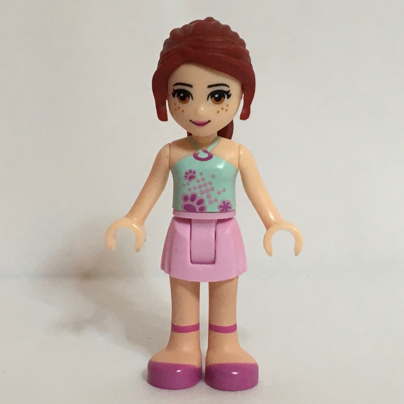 Lego Mia - Light Aqua Top, Bright Pink Skirt