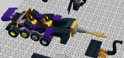 Bat and Cat Long Car