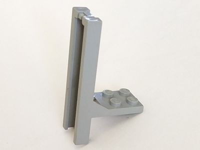 Lego Vehicle, Forklift 2 x 2 Plate / Light Gray