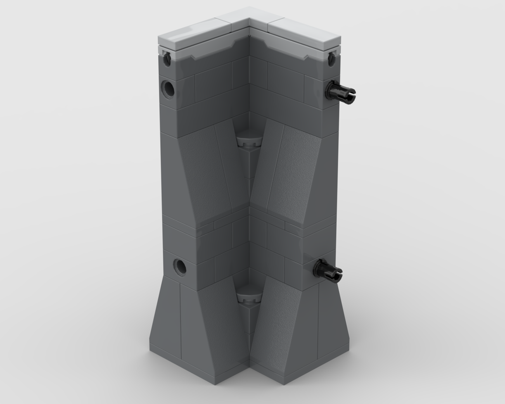 Lego Imperial Wall - Inside Corner