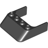 Lego Windscreen 4 x 4 x 1 / Black